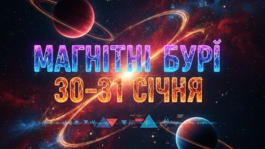 Магнітні бурі наприкінці січня 2026 року