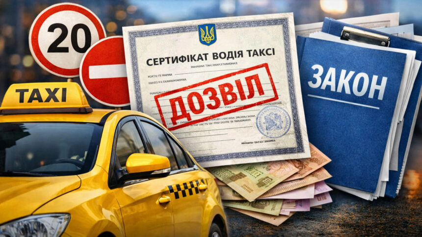 Дозвіл на роботу таксі в Україні 2026
