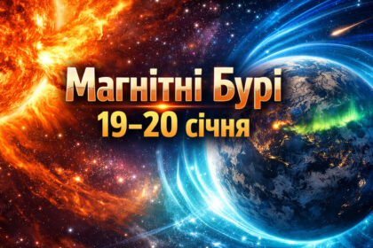 Магнітні бурі 19–20 січня 2026