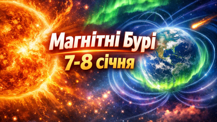 Магнітні бурі 7-8 січня