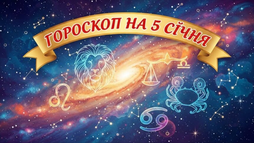 Гороскоп на 5 січня 2026