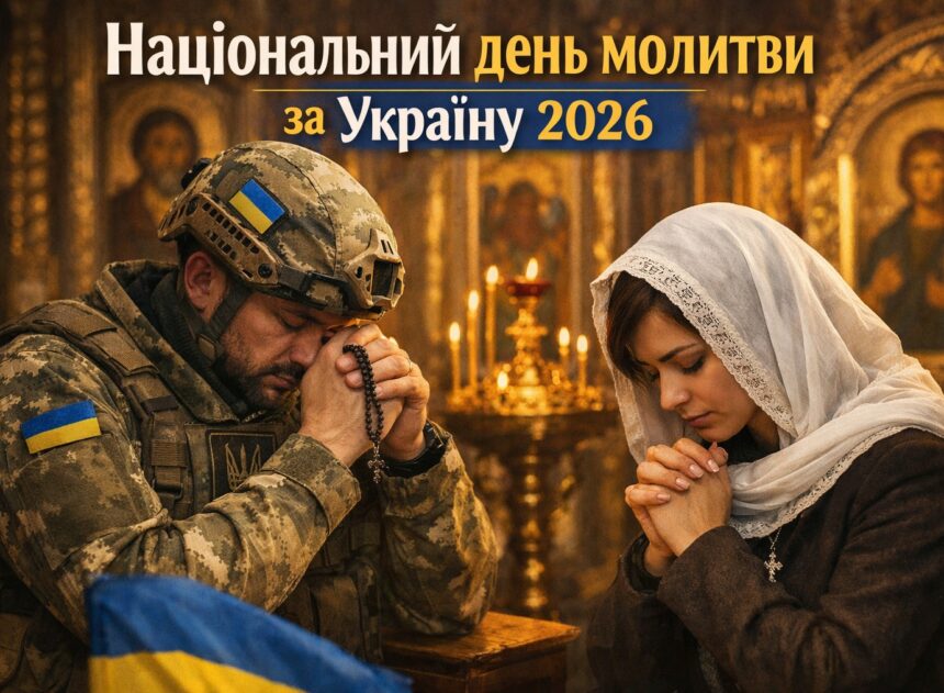 Національний день молитви за Україну 24 лютого 2026: програма подій та текст спільної молитви
