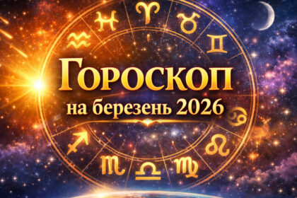 Гороскоп на березень 2026.