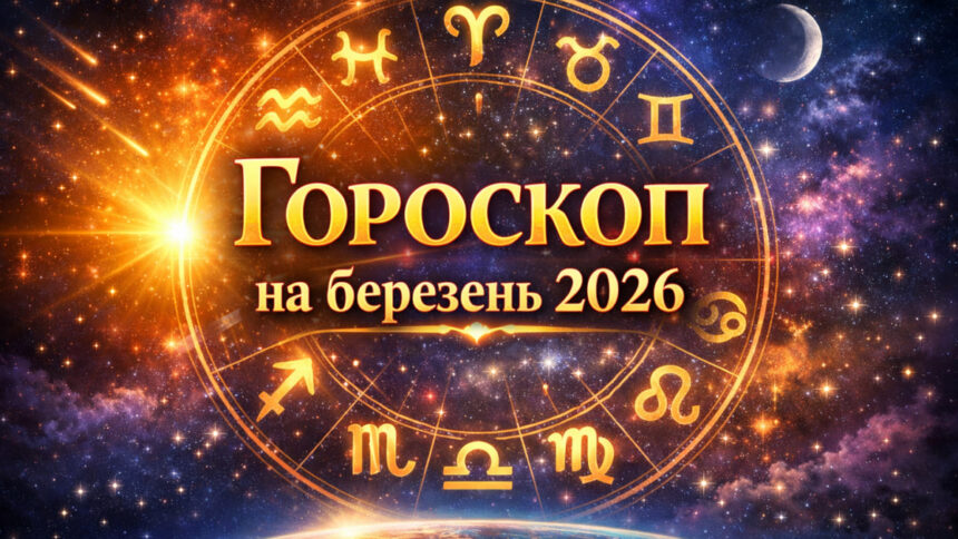 Гороскоп на березень 2026.