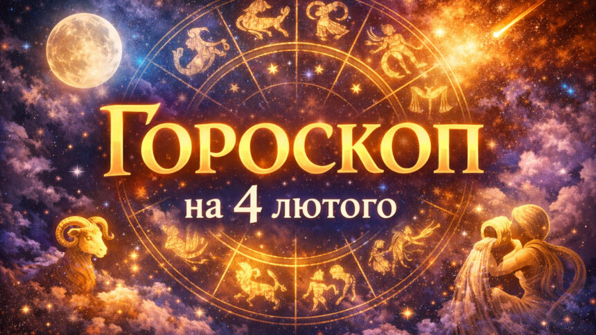 Гороскоп на 4 лютого 2026