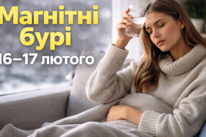 Магнітні бурі 16–17 лютого