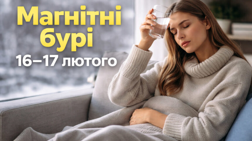 Магнітні бурі 16–17 лютого