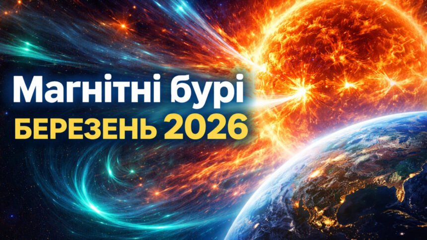 Магнітні бурі у березні