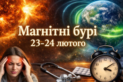 Магнітні бурі 23-24 лютого