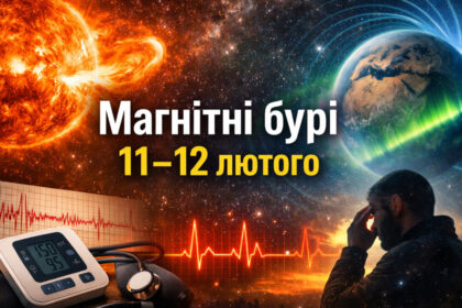 Прогноз магнітних бур на 11-12 лютого
