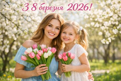 З 8 березня 2026: гарні картинки, листівки, побажання та SMS українською