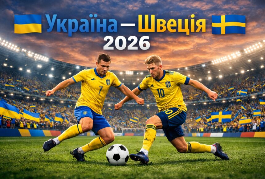 Україна — Швеція 2026: результат матчу та підсумок гри