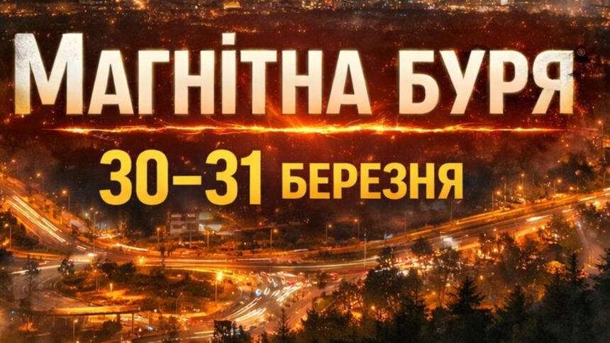 Магнітна буря 30–31 березня