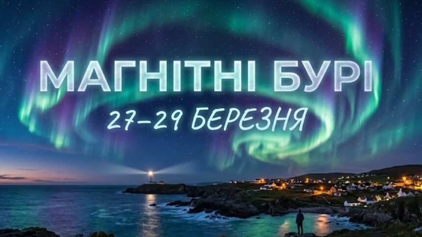 Магнітні бурі 27–29 березня