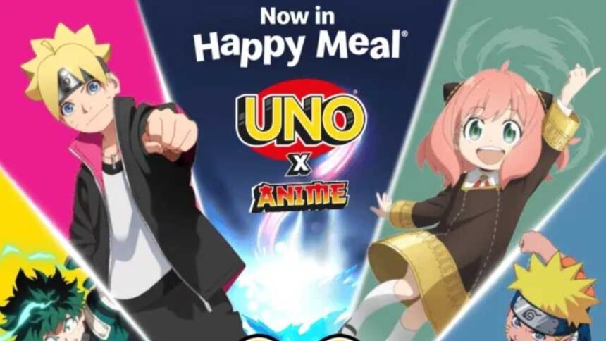 Uno flip Boruto з McDonald’s Happy Meal