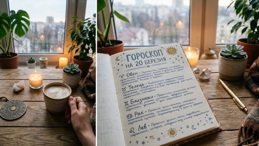 Гороскоп на 20 березня 2026
