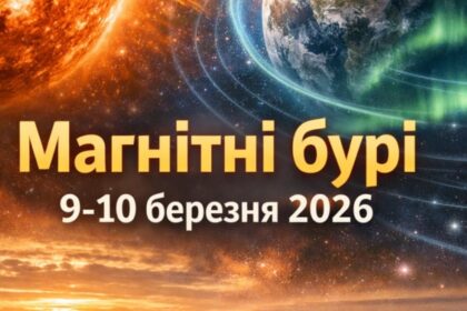 Магнітні бурі 9-10 березня 2026 року