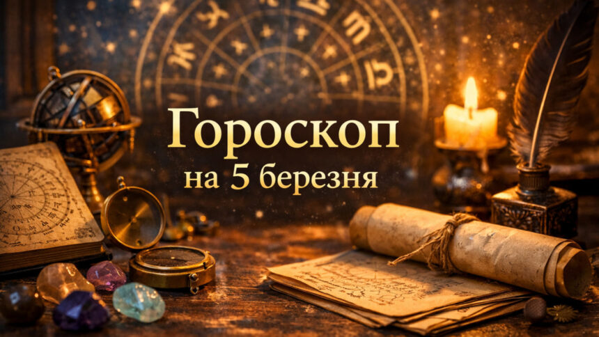 Гороскоп на 5 березня 2026