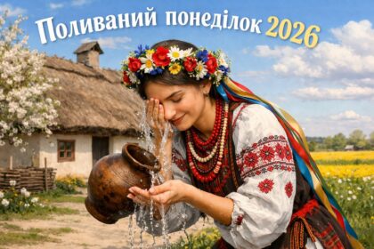 Поливаний понеділок 2026: милі картинки, листівки, побажання прозою та SMS
