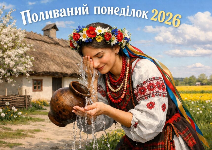 Поливаний понеділок 2026: милі картинки, листівки, побажання прозою та SMS