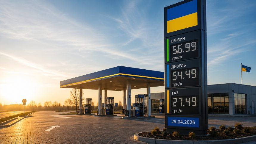 Ціни на пальне 29 квітня 2026 в Україні: скільки коштують бензин, дизель та газ