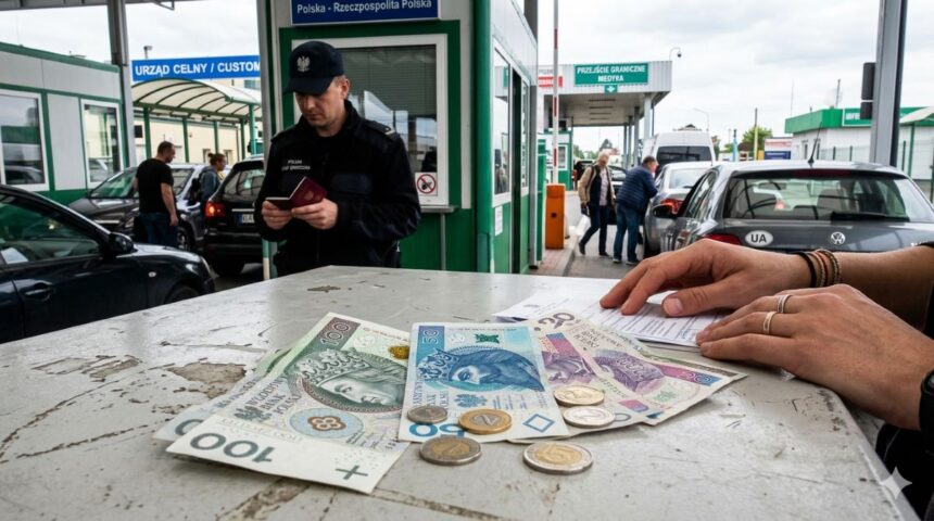 Яку мінімальну суму грошей потрібно мати на кордоні Польщі, скільки грошей можна перевозити через кордон Польщі