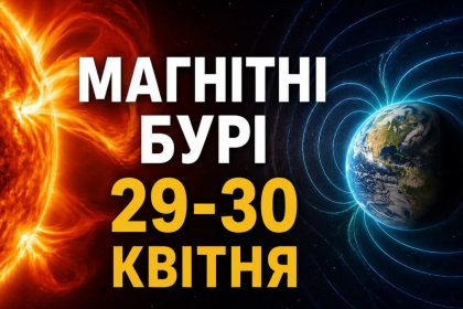 Магнітна буря 29-30 квітн