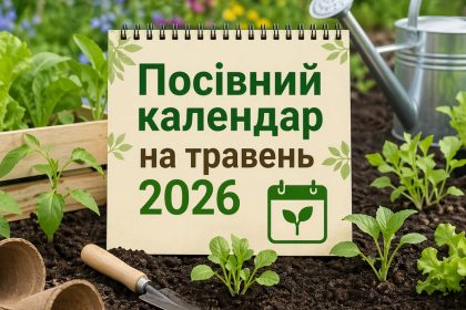 Посівний календар на травень