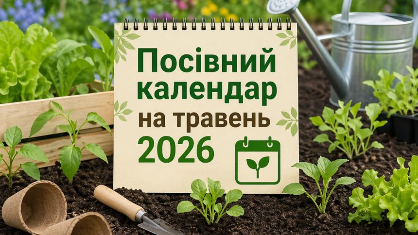 Посівний календар на травень
