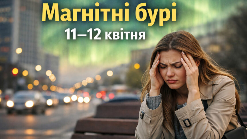 Магнітні бурі 11–12 квітня 2026