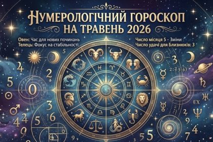 Нумерологічний гороскоп на травень