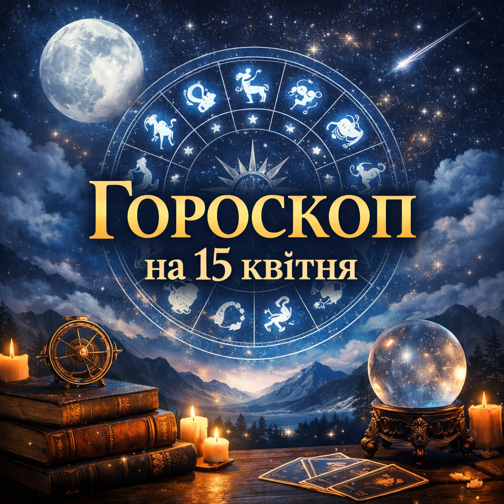Гороскоп на 15 квітня 2026