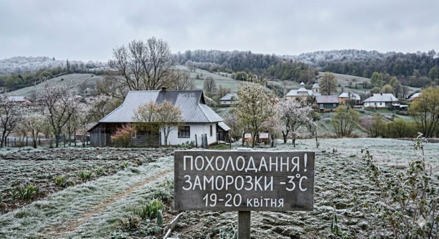 погода 19 квітня, погода 20 квітня, погода на 19-20 квітня, заморозки в Україні в квітні
