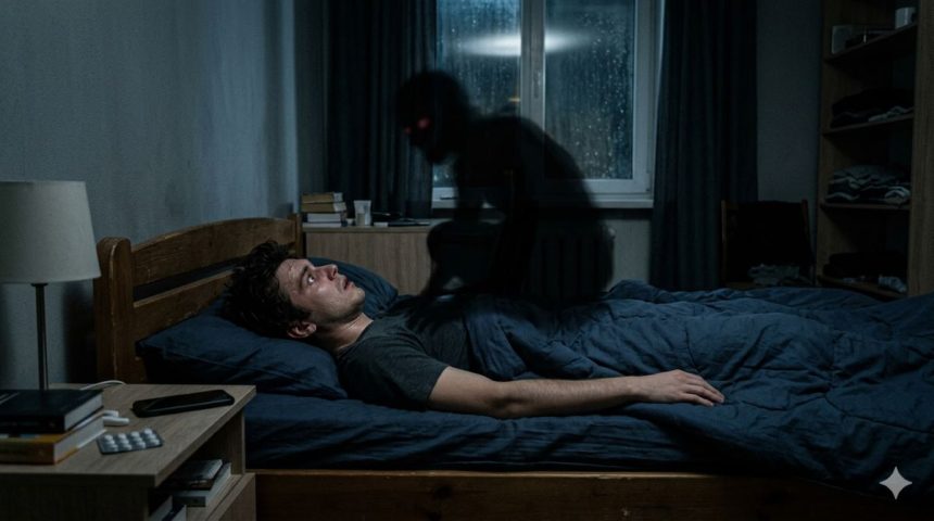 сонний параліч, чому не порухатися, чорна сутність, страшний сон, жахи