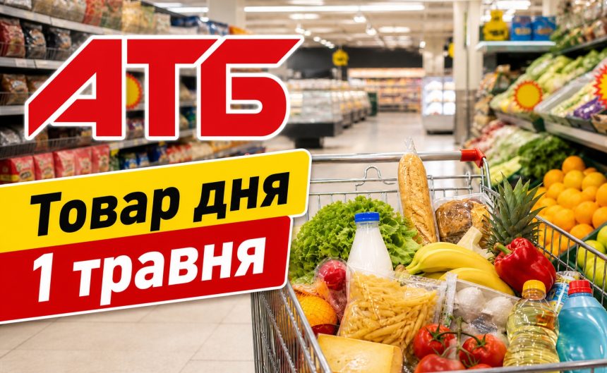 Товар дня та акції в АТБ 1 травня 2026: що можна купити зі знижкою до -50% лише сьогодні
