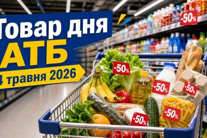 Товар дня в АТБ 4 травня 2026: що можна купити зі знижкою до -50% лише сьогодні