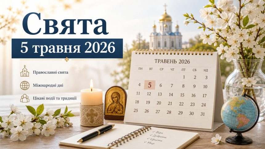 Яке сьогодні, 5 травня, свято в Україні: церковні та міжнародні свята, що можна та не можна робити
