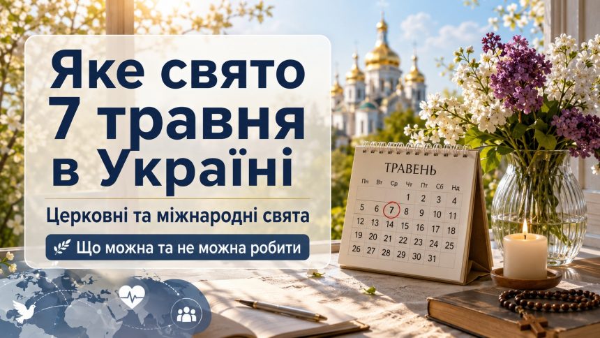 Яке свято 7 травня в Україні: церковні та міжнародні свята, що можна та не можна робити