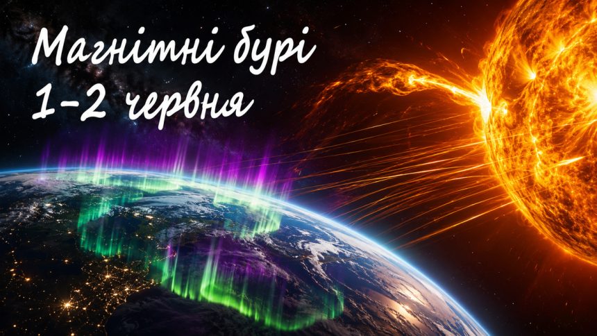 Магнітні бурі 1-2 червня