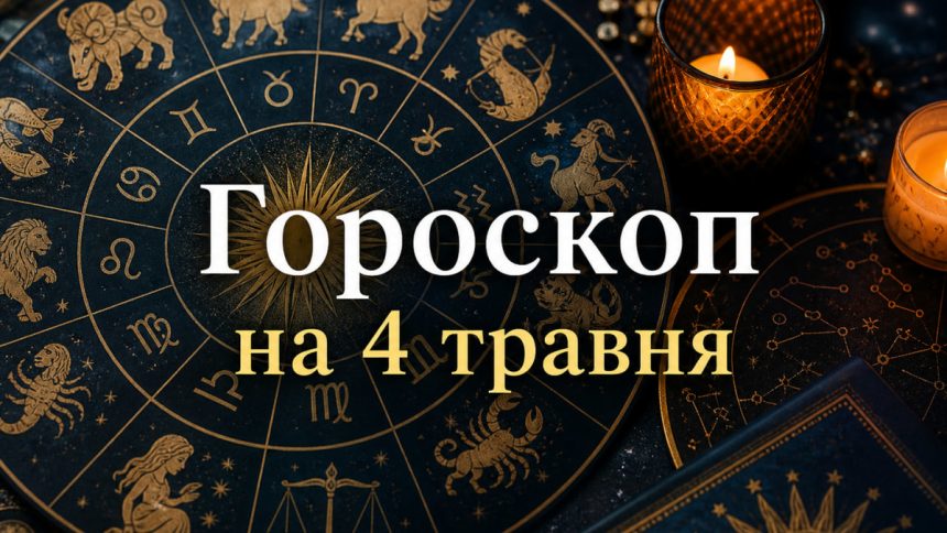Гороскоп на 4 травня 2026