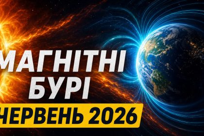 Магнітні бурі у червні 2026