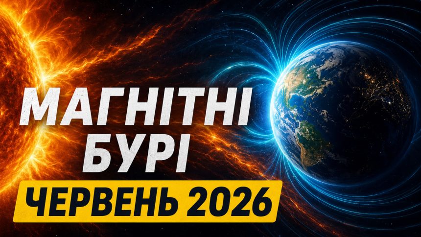 Магнітні бурі у червні 2026