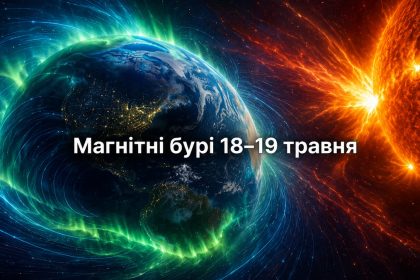 Магнітні бурі 18–19 травня 2026