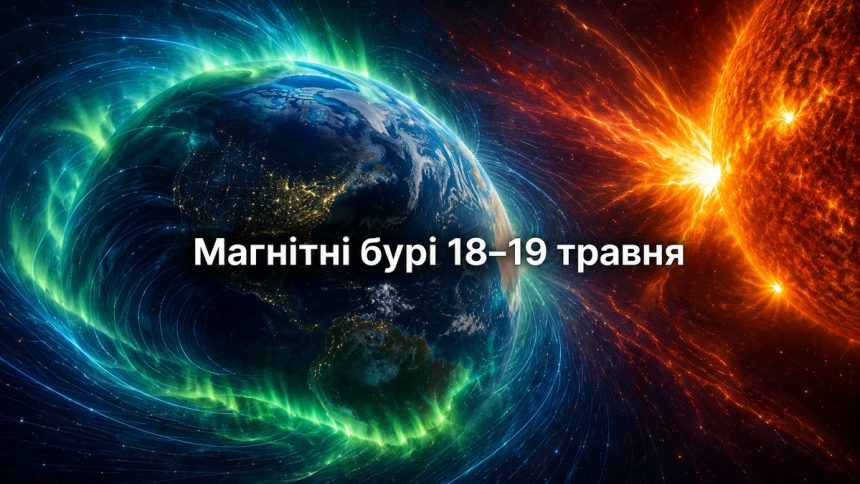 Магнітні бурі 18–19 травня 2026