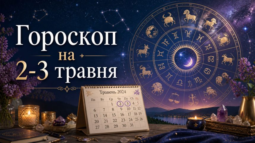 Гороскоп на 2-3 травня 2026
