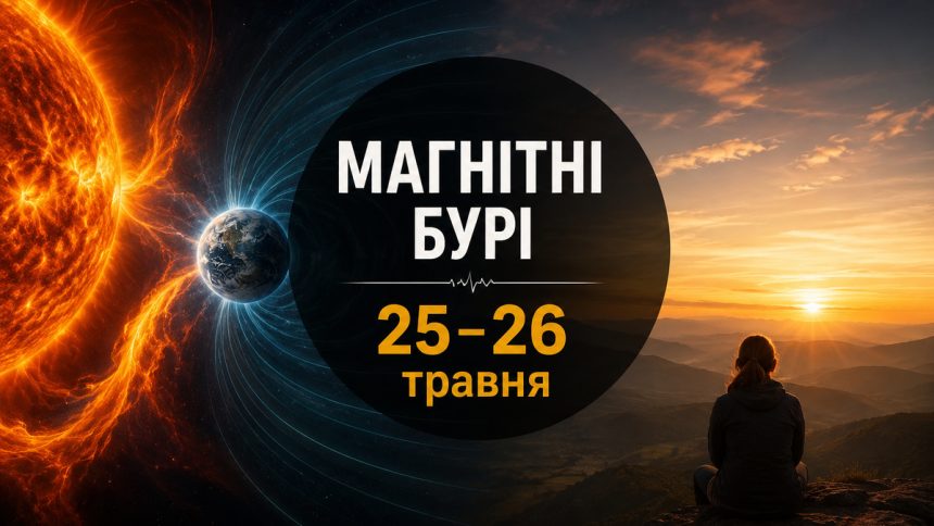 Магнітні бурі 25–26 травня 2026