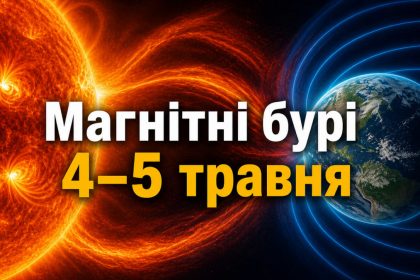 Магнітні бурі 4–5 травня 2026