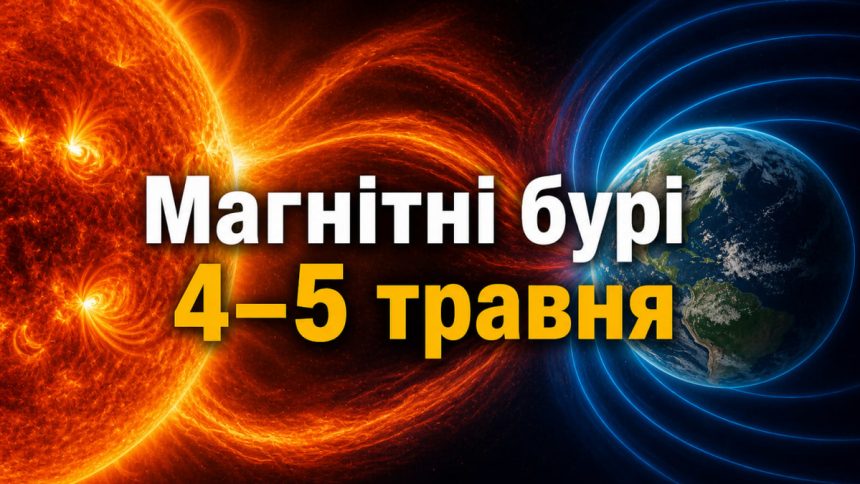 Магнітні бурі 4–5 травня 2026