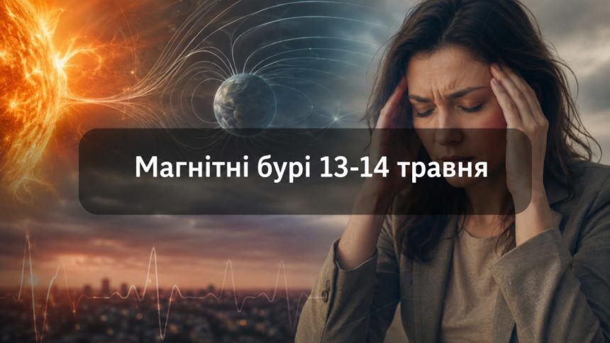 Магнітні бурі 13-14 травня 2026