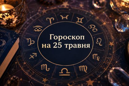 Гороскоп на 25 травня 2026